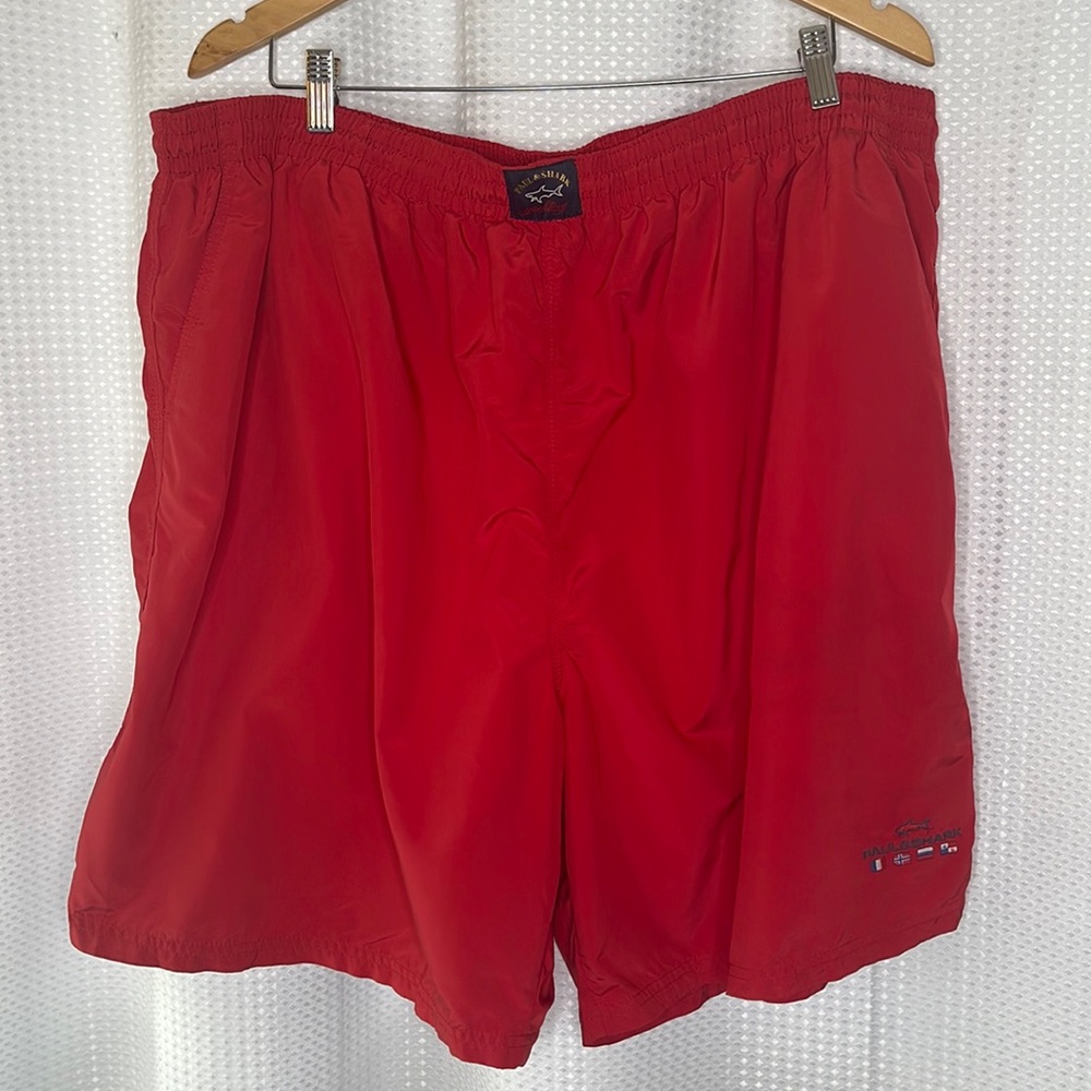 Paul & Shark Yachting Swim Trunks Bathing Suit Mesh Lining Drawstring Sz 3X